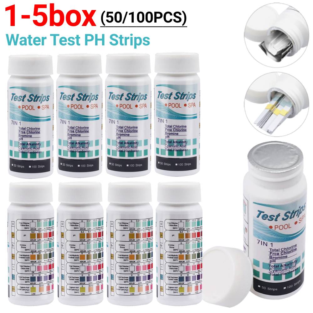 Aquarium Fish Accessories - 50/100PCS Strisce PH per test dell'acqua