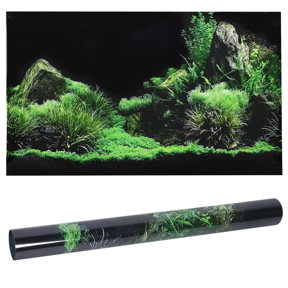 Aquarium Fish Cartoon - Sfondo per acquario 3d Sticker Poster