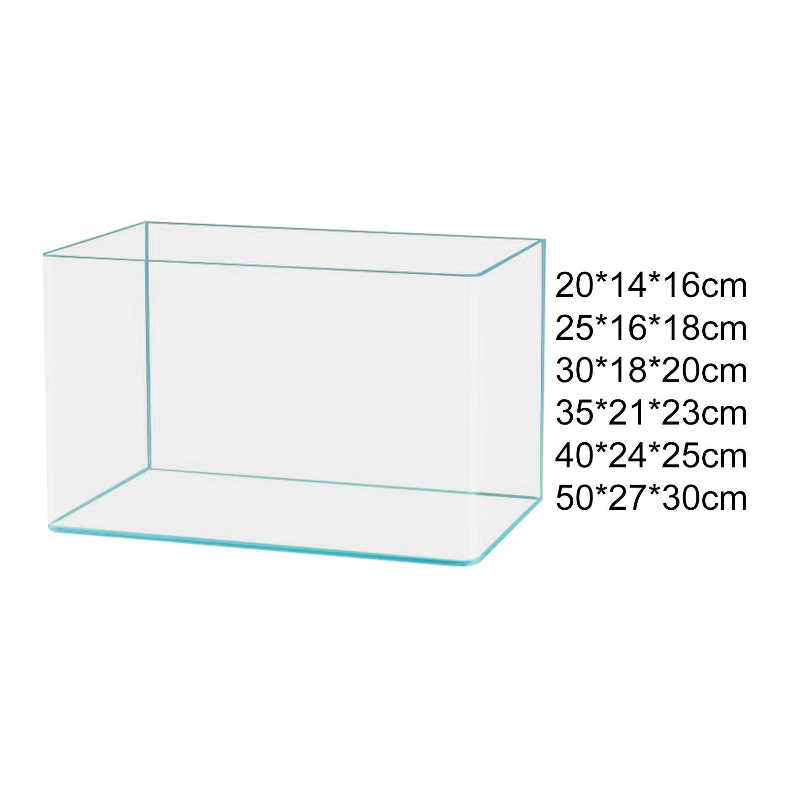 Live Fish Aquarium - Decorazione per acquario in vetro trasparente