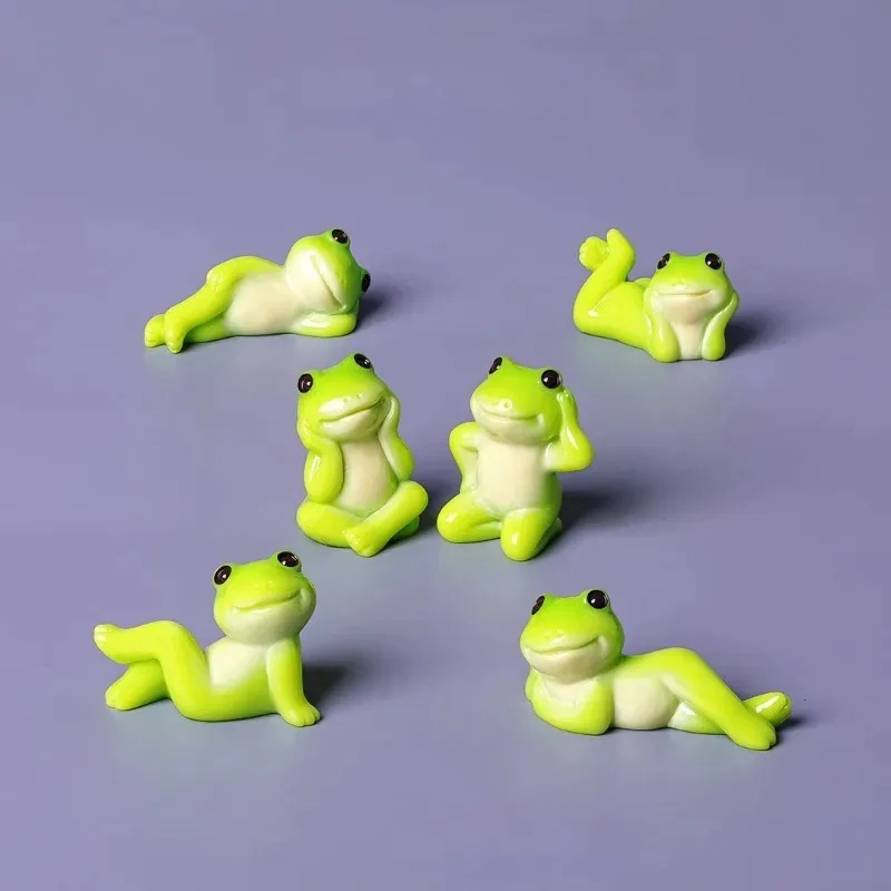 Aquarium Fish Cartoon - Set di 6 Mini Statuette Divertenti