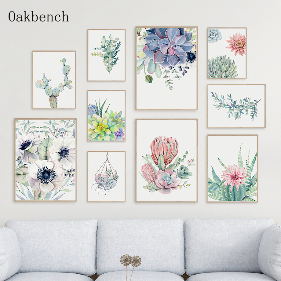 Live Plant Fertilizer - Pianta succulenta Wall Art Poster Cactus
