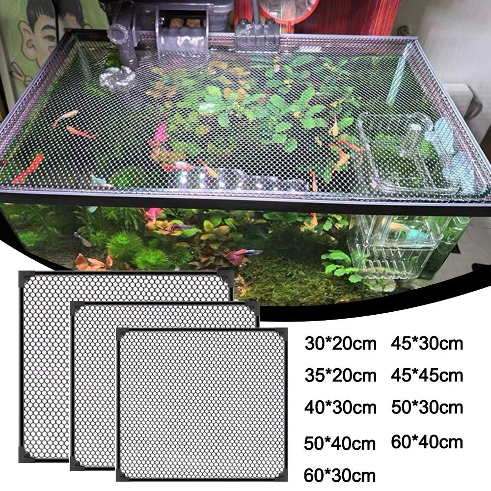 Aquarium Fish Net - Coperchio Magnetico Durevole per Acquario, Rete