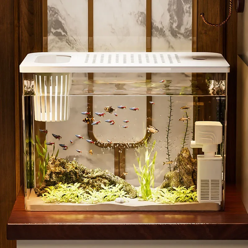 Live Fish Aquarium - PET + ABS acquario nuovo trasparente