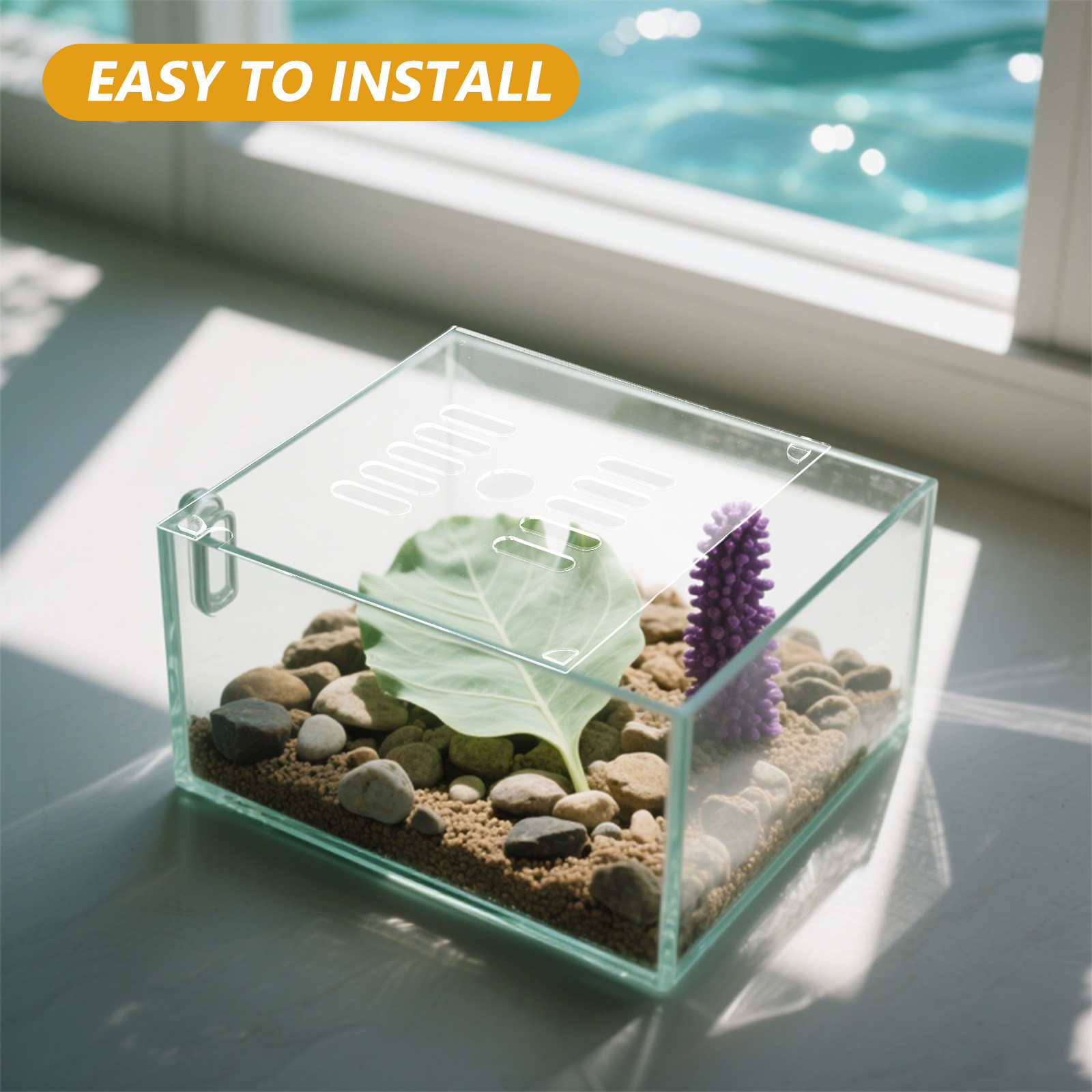 2 Pezzi Coperchio Circolare in - Aquarium Fish In Bowl recensione e prezzo