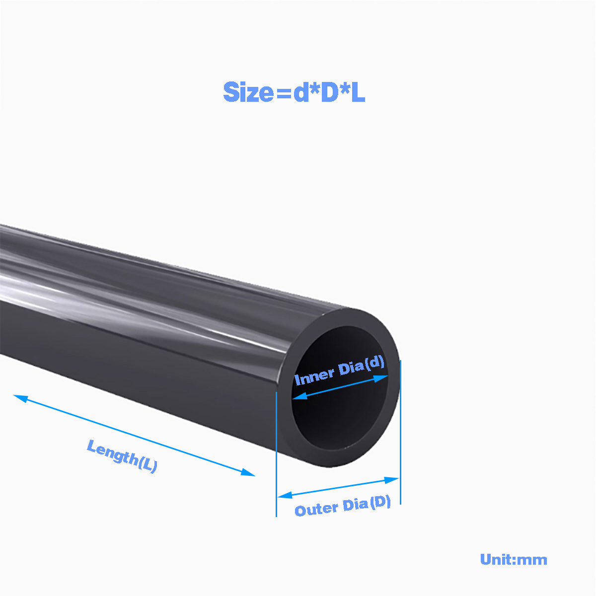 Tubo di plastica PVC nero Tubo - Aquarium Fish Accessories recensione e prezzo