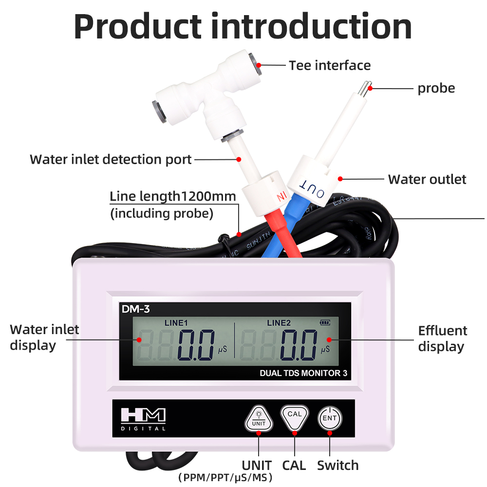 HM DM3 Online TDS EC Tester di - Aquarium Fish In Online recensione e prezzo