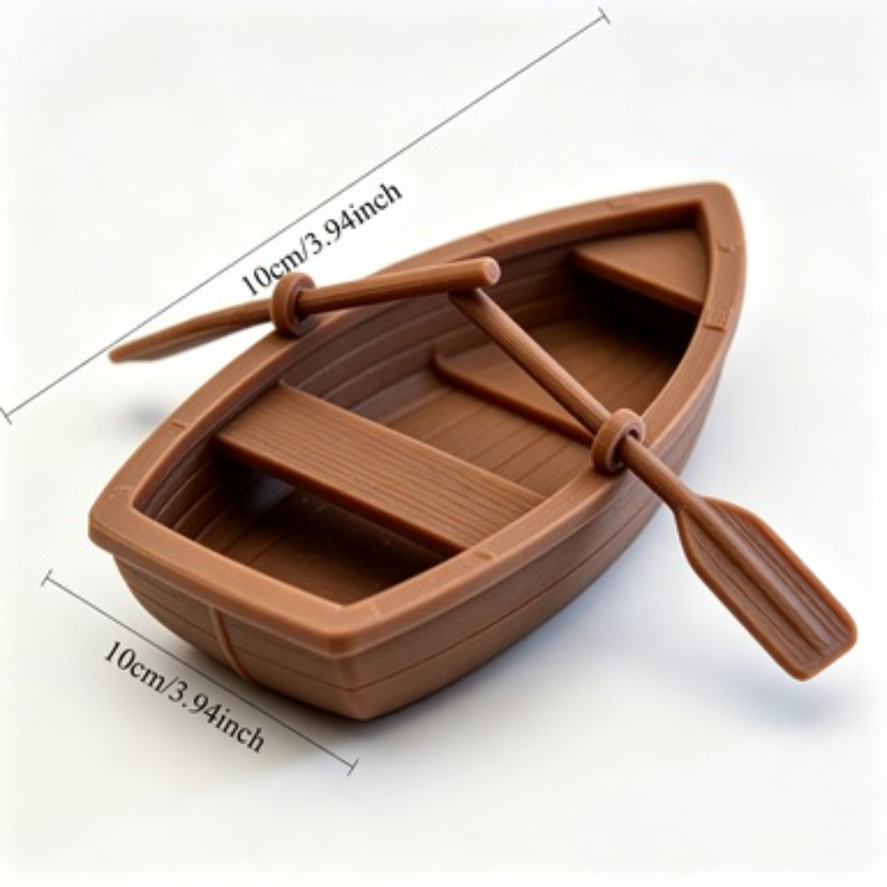 Mini Barca a Remi in Legno per - Aquarium Fish Cartoon recensione e prezzo