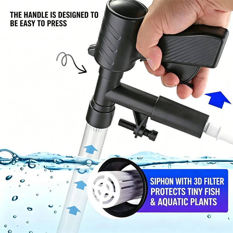 Pompa per Cambio Acqua Acquari - Aquarium Fish Waste Collector recensione e prezzo