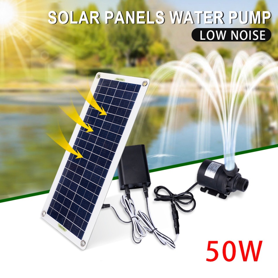 Set Pompa Solare 50W, Motore D - Aquarium Fish Accessories recensione e prezzo