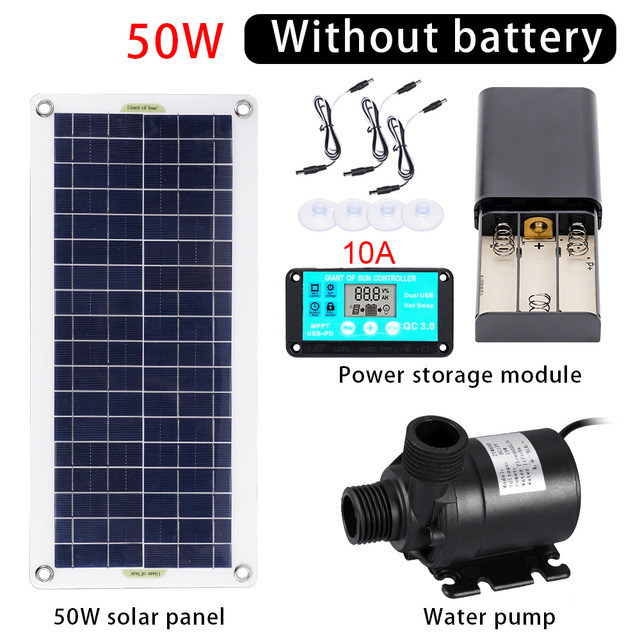Set Pompa Solare 50W, Motore D - Aquarium Fish Accessories recensione e prezzo