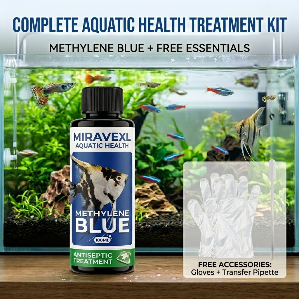 MIRAVEXL 100ml Blu di Metilene - Aquarium Fish Parasites recensione e prezzo