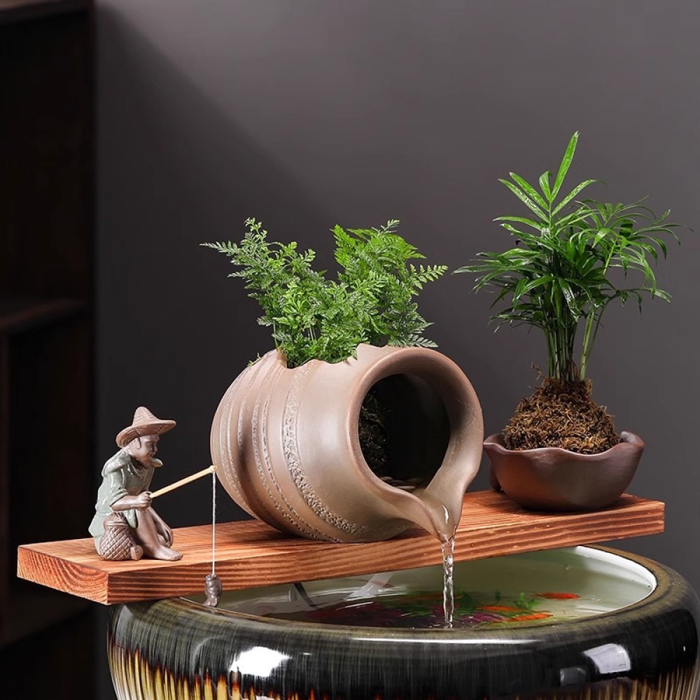 Fontana d'Acqua in Ceramica, O - Aquarium Fish Accessories recensione e prezzo