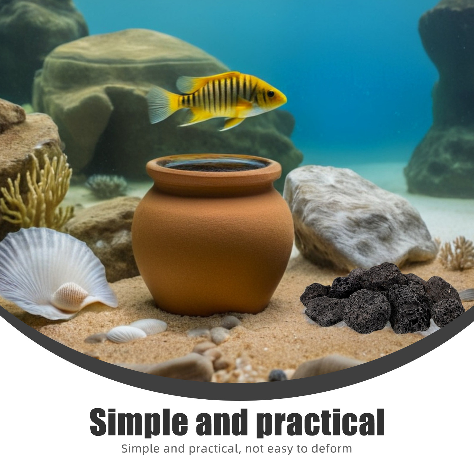 Confezione da 1 Pietre Vulcani - Aquarium Fish Accessories recensione e prezzo